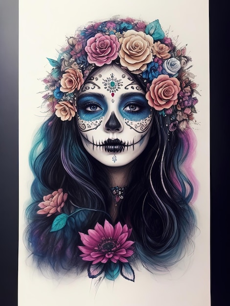 Catrina Un ícono cultural de las celebraciones de Halloween y Día de Muertos