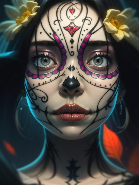 catrina de muertos