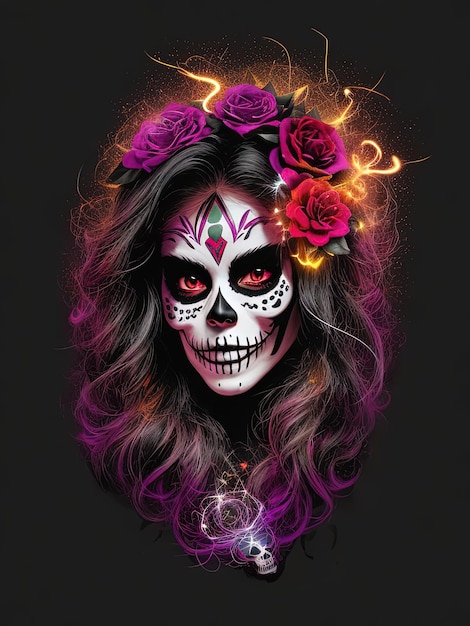 Catrina, um ícone cultural das celebrações do Halloween e do Dia dos Mortos