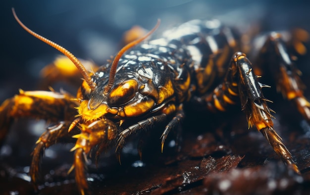 Foto cauda de escorpião isolada