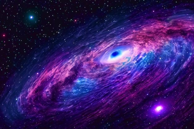 Un cautivador fondo de galaxias pastel Un hermoso lienzo celeste