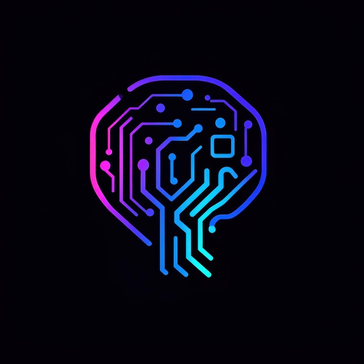 Foto el cautivador logotipo de ai muestra el poder de los datos