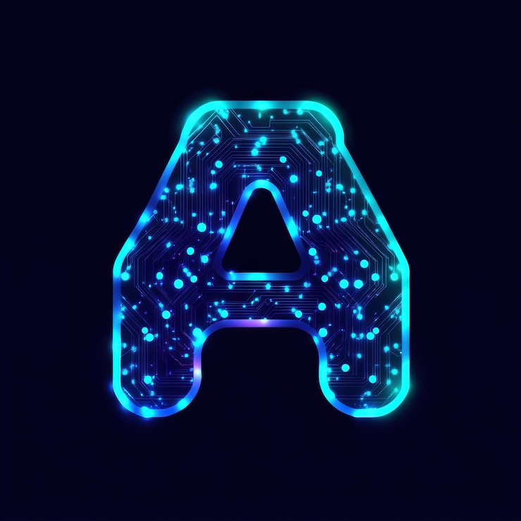 Foto el cautivador logotipo de ai que refleja el impacto de las soluciones inteligentes