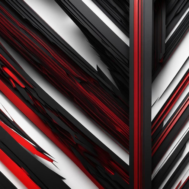 Un cautivador papel tapiz abstracto en negro y rojo