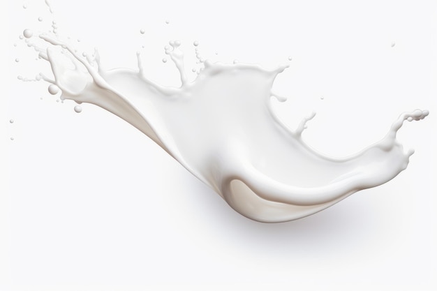 Foto el cautivador salto de leche aislado en la edición 2 de white stylish