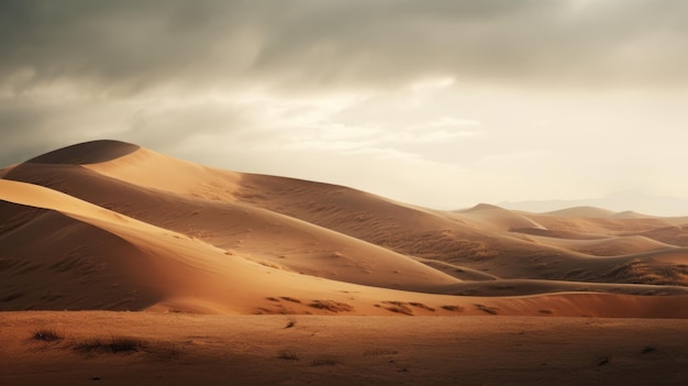 Cautivadoras dunas del desierto Una impresionante fotografía de la naturaleza