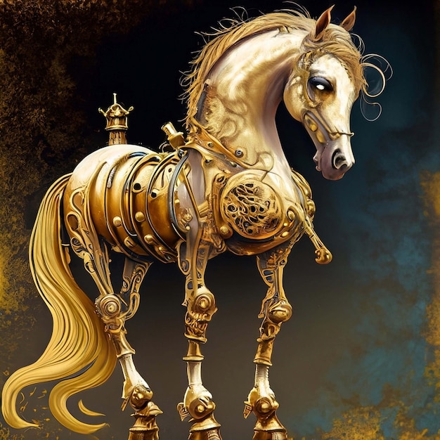 cavalo steampunk