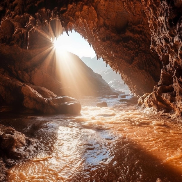 caverna de espeleotemas