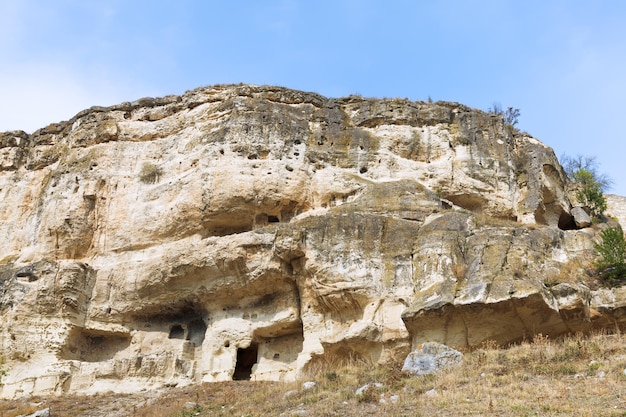 Cavernas da cidade medieval chufutkale crimeia