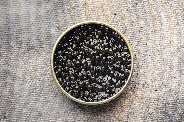 caviar negro esturión pez beluga, esturión estrellado comida fresca y saludable comida snack dieta