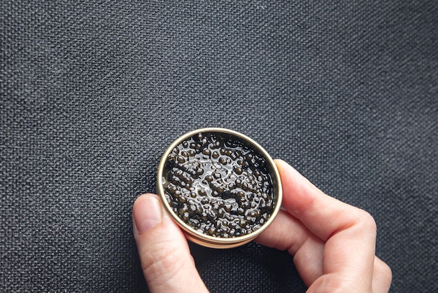 caviar negro esturión pez beluga, esturión estrellado comida fresca y saludable comida snack dieta