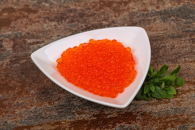 Caviar rojo de lujo