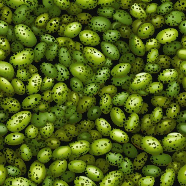 Caviar verde lima dedo como patrón transparente australiano