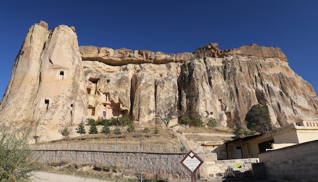 Cavusin Kirche in Kappadokien Nevsehir Türkei