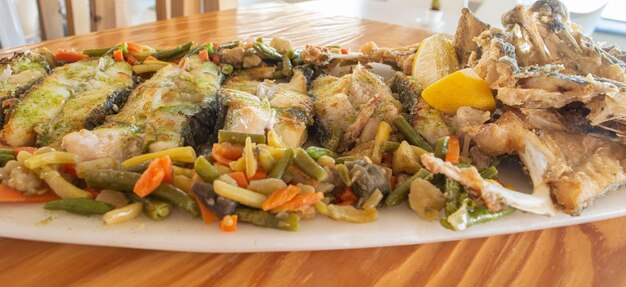 cazuela de pescados en salsa