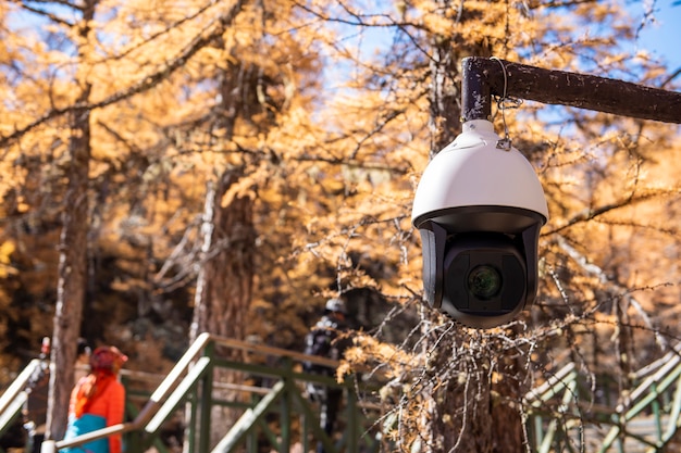 CCTV en lugar natural turístico