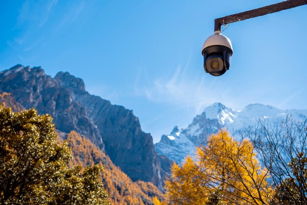 CCTV en lugar natural turístico