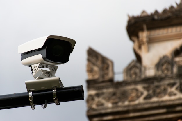 Foto cctv na atração no laos.