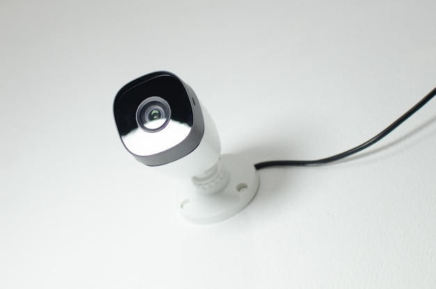 CCTV videocam CFTV cámara de seguridad cámara blanca con circuito seguro protección antirrobo Vigilancia.