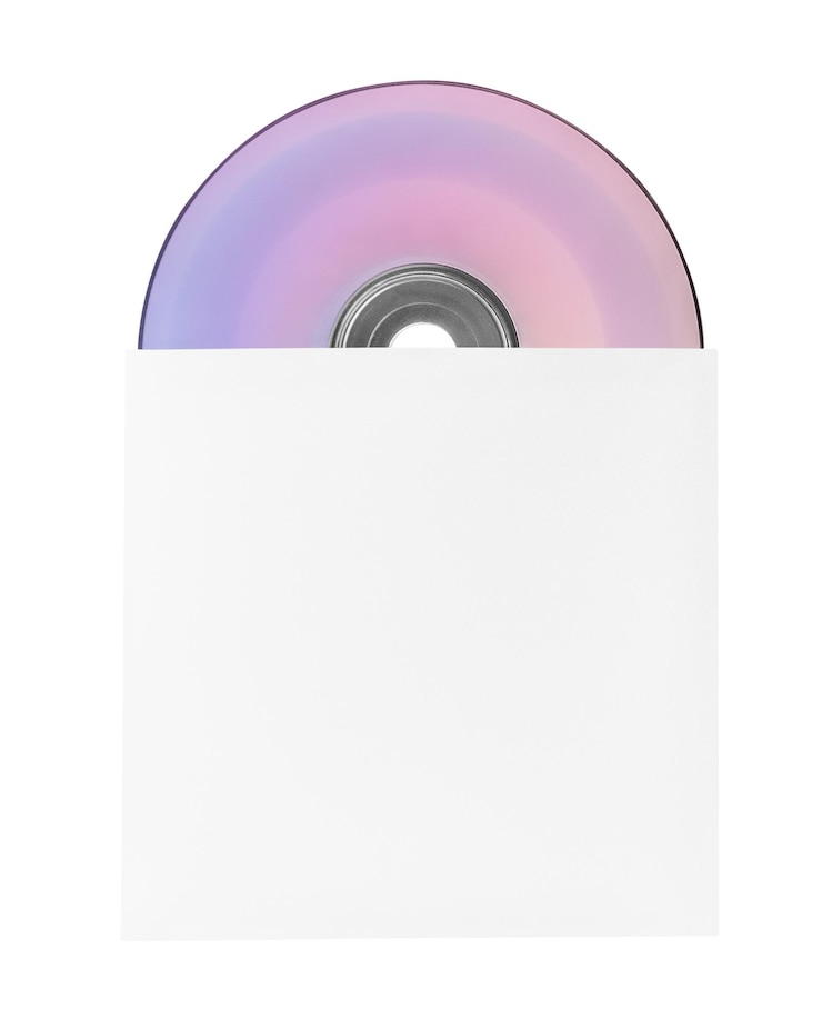 Foto cd-album-cover mit png-transparentem design