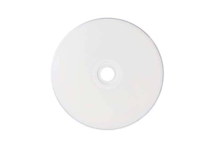 Foto cd auf weißem hintergrund