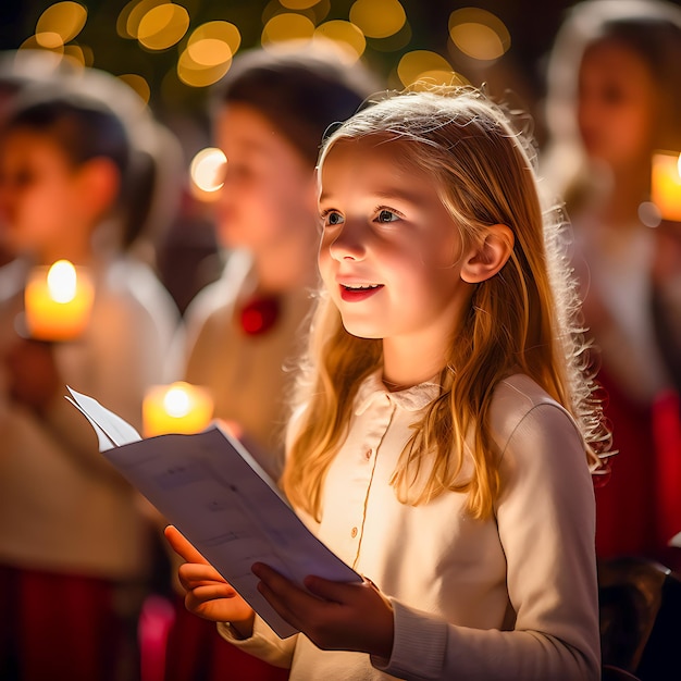 Celebra la decoración festiva de Navidad y la alegría navideña en el país de las maravillas de invierno Feliz año nuevo