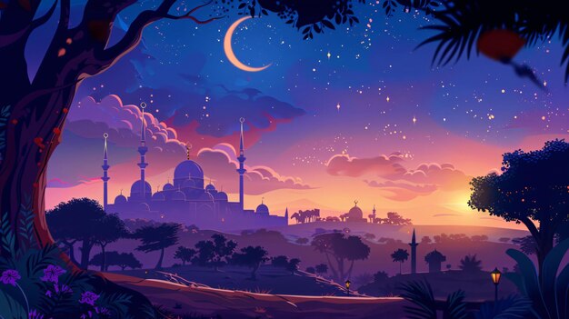 Celebra el Eid Mubarak, el Eid al-Fitr y el Ramadán con ilustraciones vibrantes