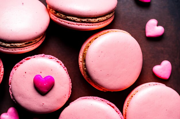 Foto celebra tu amor con estos irresistibles macarons de san valentín