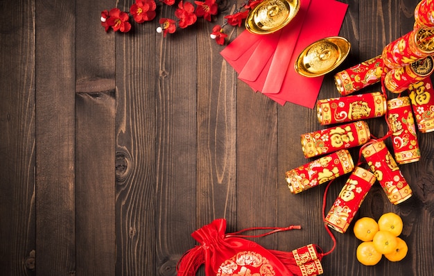 Celebração das decorações do ano novo chinês