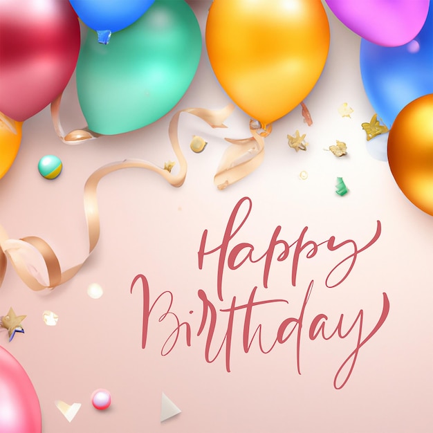 Celebração de cartões de aniversário
