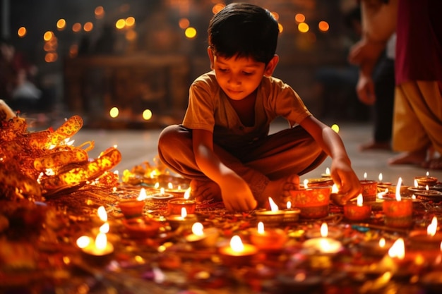 Celebração de Diwali