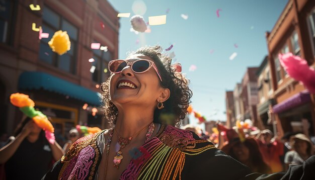 Foto celebração de la raza