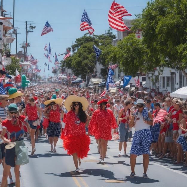 Foto celebração do 4 de julho