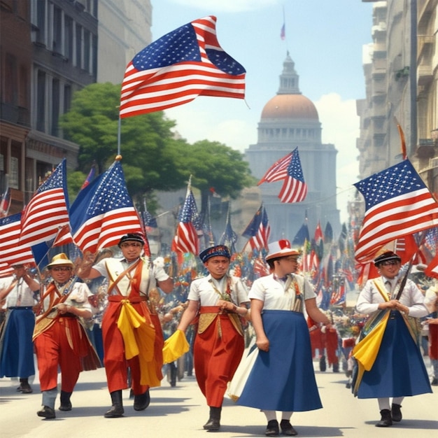 Foto celebração do dia da independência