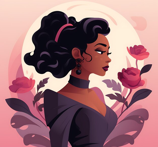 Celebração do dia internacional da mulher empoderando as mulheres globalmente vector ilustração gráfica