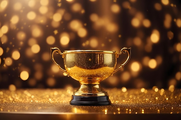 Celebração do troféu de ouro