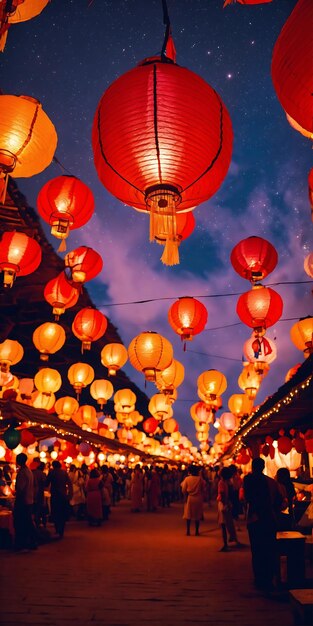 Celebração e decoração do Ano Novo Chinês