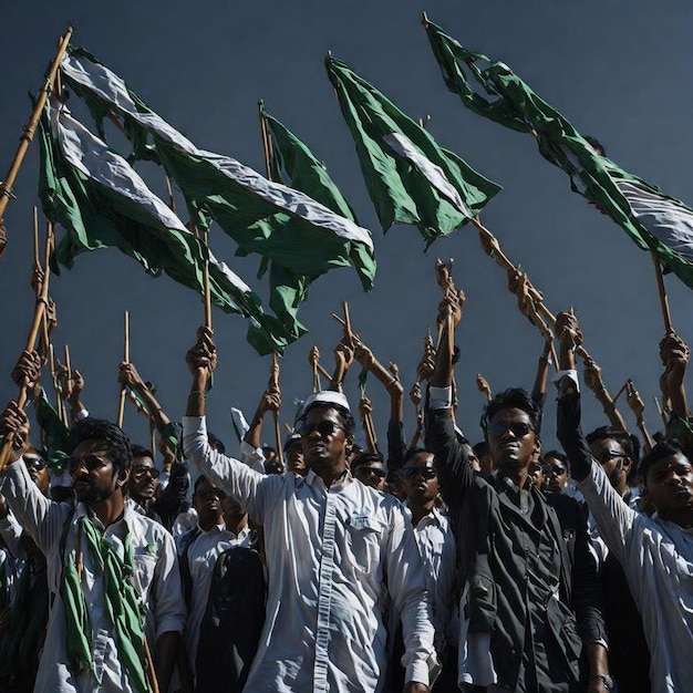 celebración del día de la independencia de pakistán el 14 de agosto