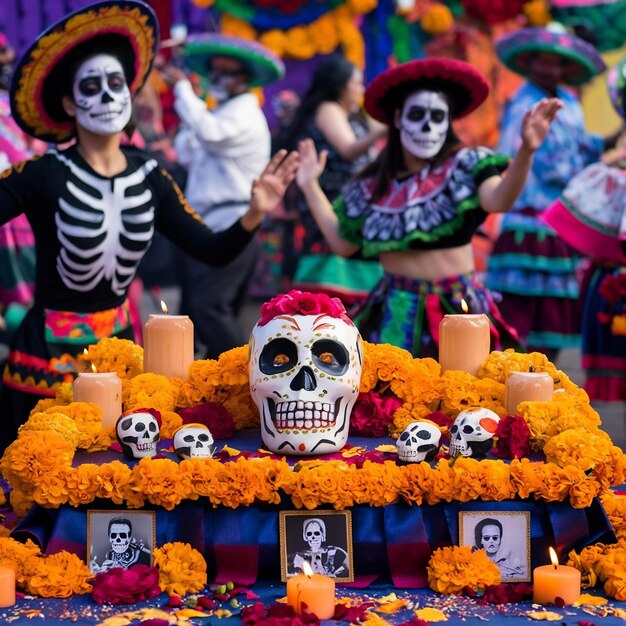 Celebración del día de los muertos