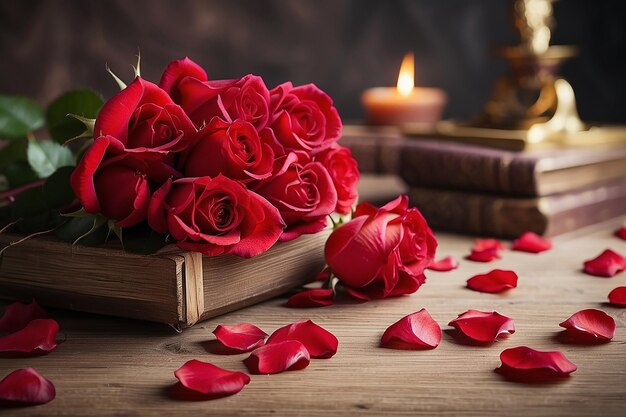 Celebración del Día de las Rosas Un ramo de amor y afecto