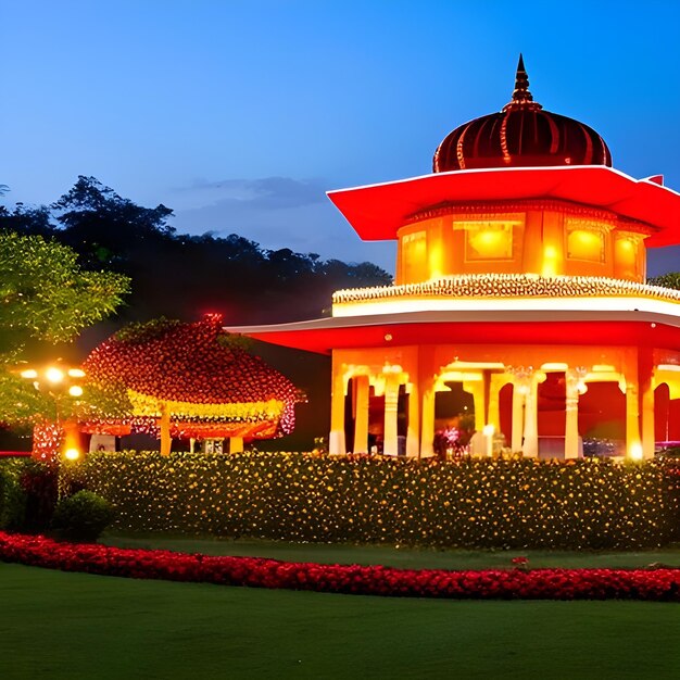 Foto celebración de diwali