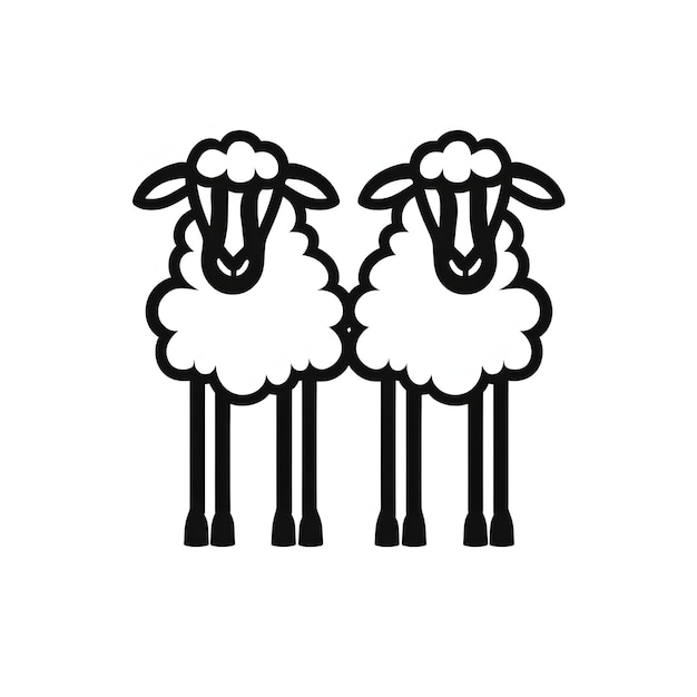Celebración de Eid al adha con la ilustración de las ovejas Eid al Adha Ilustración de Mubarak Eid aladha ovejas