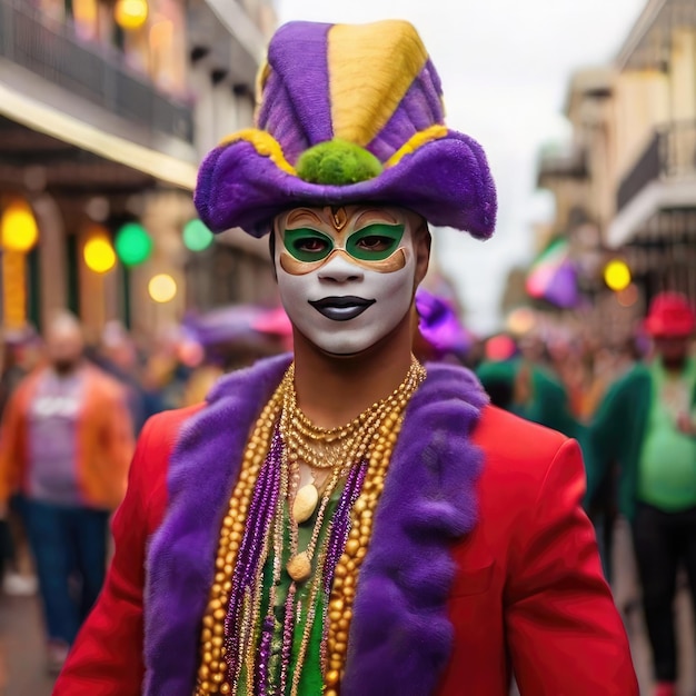 Celebración gratuita del Mardi Gras en Nueva Orleans