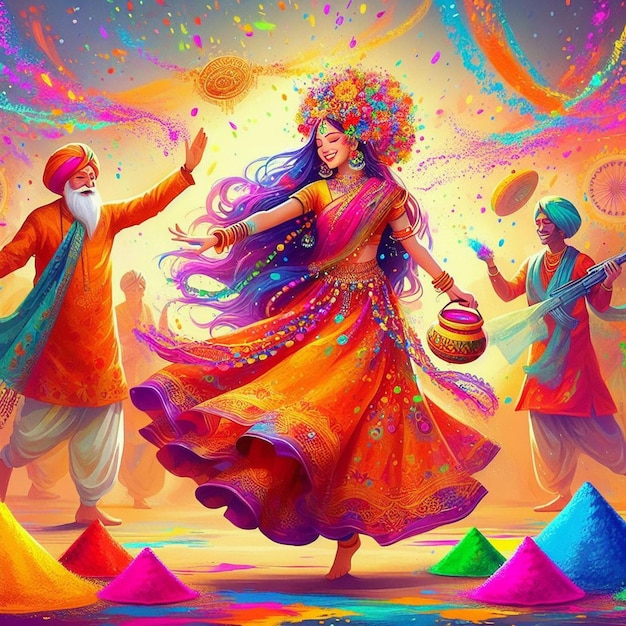 Celebración de Holi