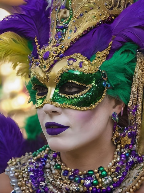 Foto celebración del mardi gras