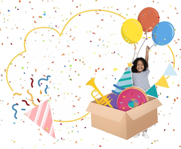 La celebración de los niños Png de fondo transparente