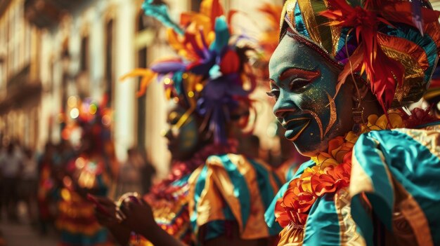 Foto las celebraciones del carnaval están profundamente arraigadas en la historia y la tradición que se remontan a siglos y