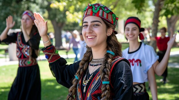 Foto celebraciones culturales alegres