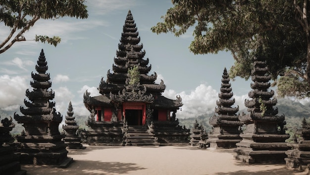 Celebraciones de la fiesta de Nyepi en Indonesia