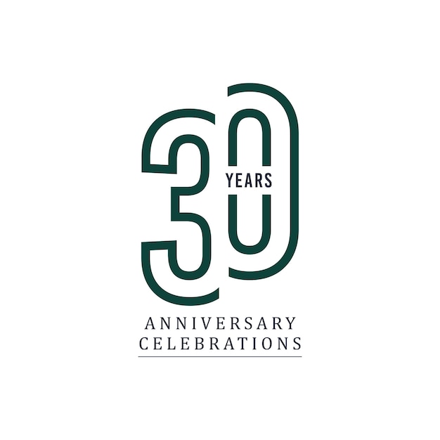 celebrações Logotipo Colecções aniversário Template
